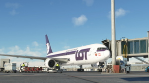 CaptainSim 767-300 LOT Polish Airlines SP-LPA Warszawa  thumbnail 1