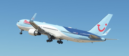 Captainsim 767-304ER Thomson Airways G-OBYE 
