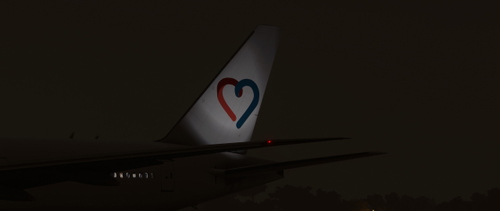 CaptainSim 777-300ER Mavi Gök [TC-MGE]