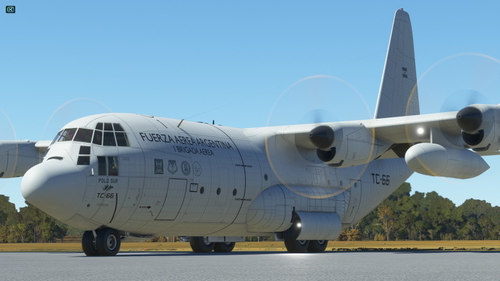 Captainsim C-130H TC-66 of the Argentine Air Force.