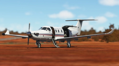 Carenado PC-12: #725 Livery Pack (RFDS and Sounds Air)