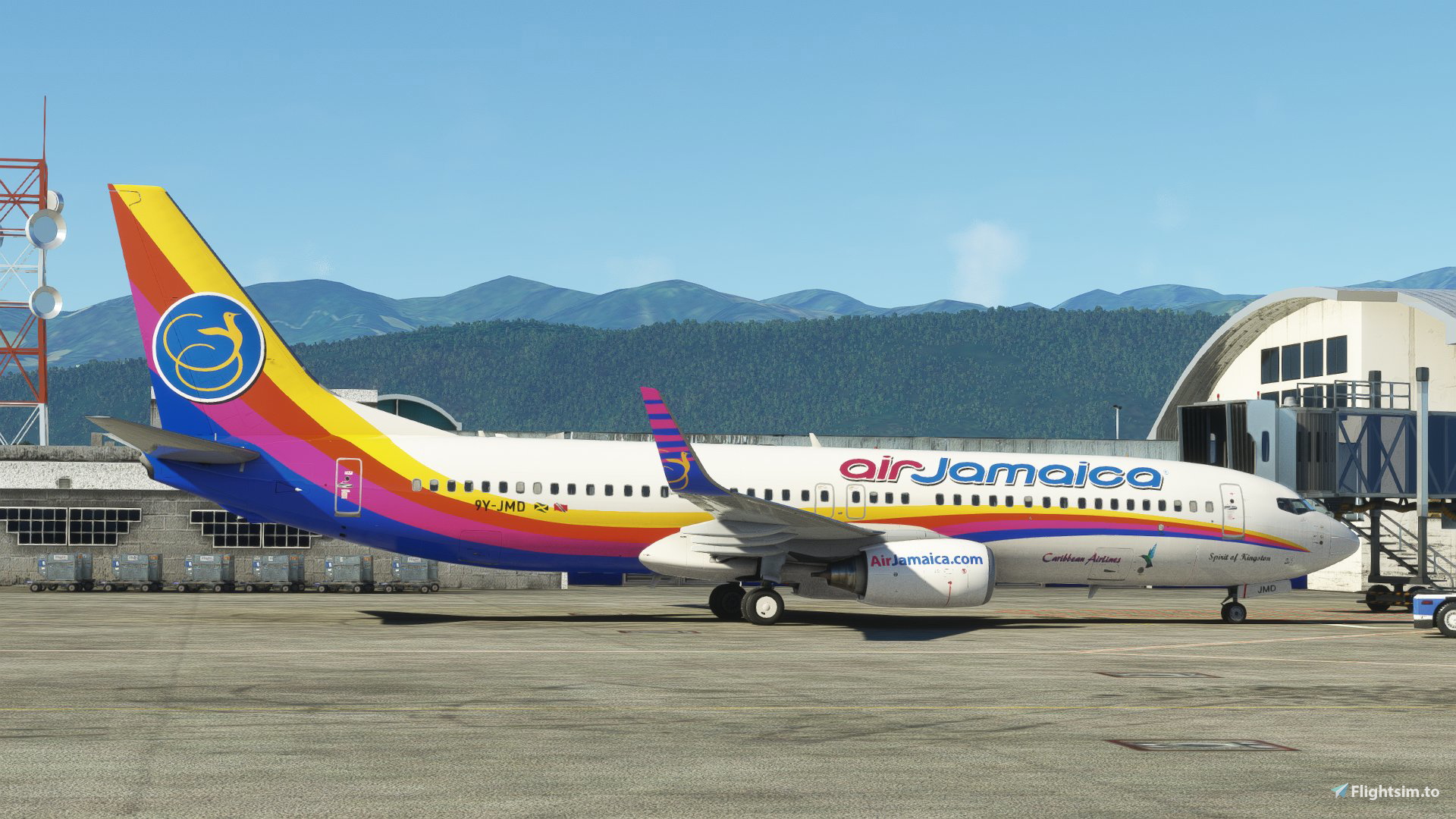  Caribbean Airlines "Air Jamaica" PMDG 737-800 (9Y-JMD) - Image 1