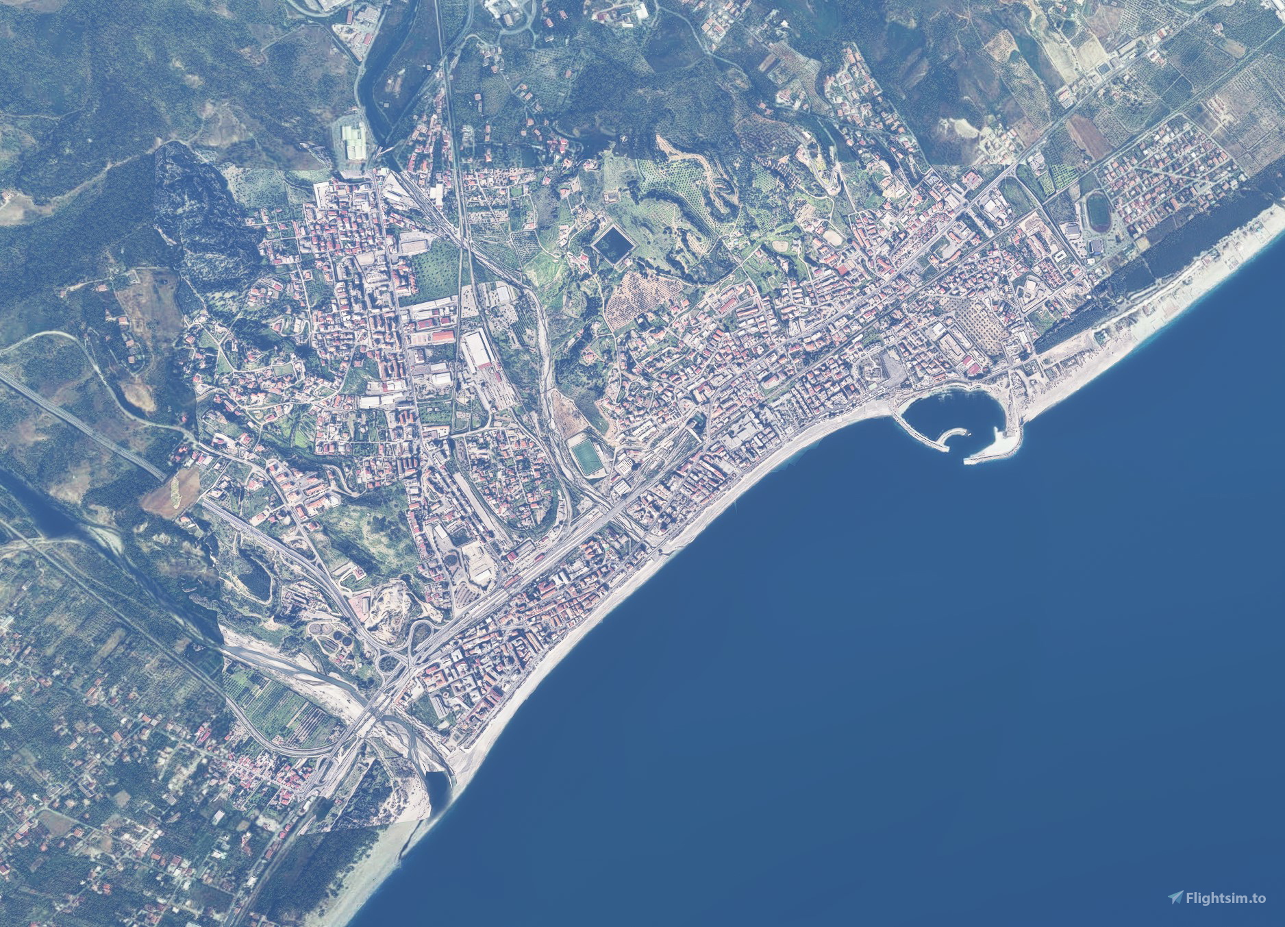Catanzaro Lido Italy for Microsoft Flight Simulator MSFS