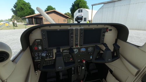 Cessna 172 G1000 Bege/Black Interior
