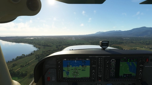 CESSNA 172 VALDERA/CAPANNOLI to BASTIA PORETTA WITH REAL ATC AUDIO