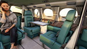 Cessna 414AW Retro N3752C with interior thumbnail 5