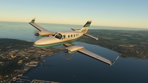 Cessna 414AW Retro N3752C with interior thumbnail 1