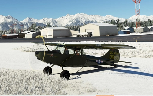 Cessna L19 Bird Dog CATKILL with tundra / bush wheels