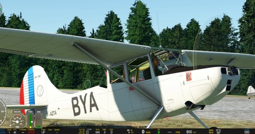 Cessna L19 Bird Dog France livery "BYA"