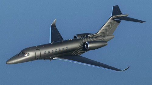 Cessna Longitude Black Stripe Livery