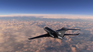 Cessna Longitude Black Stripe Livery thumbnail 6
