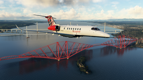 Cessna Longitude Loganair G-SAJB