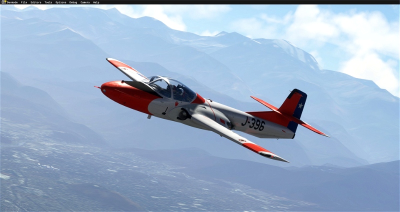 Cessna T-37 Tweet Fuerza Aérea de Chile J-396 para Microsoft Flight  Simulator