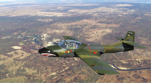 Cessna T-37B USAF AF57 388. 37th Flying Training Squadron.