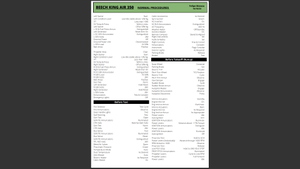 Checklist King Air 350 Black Square thumbnail 2