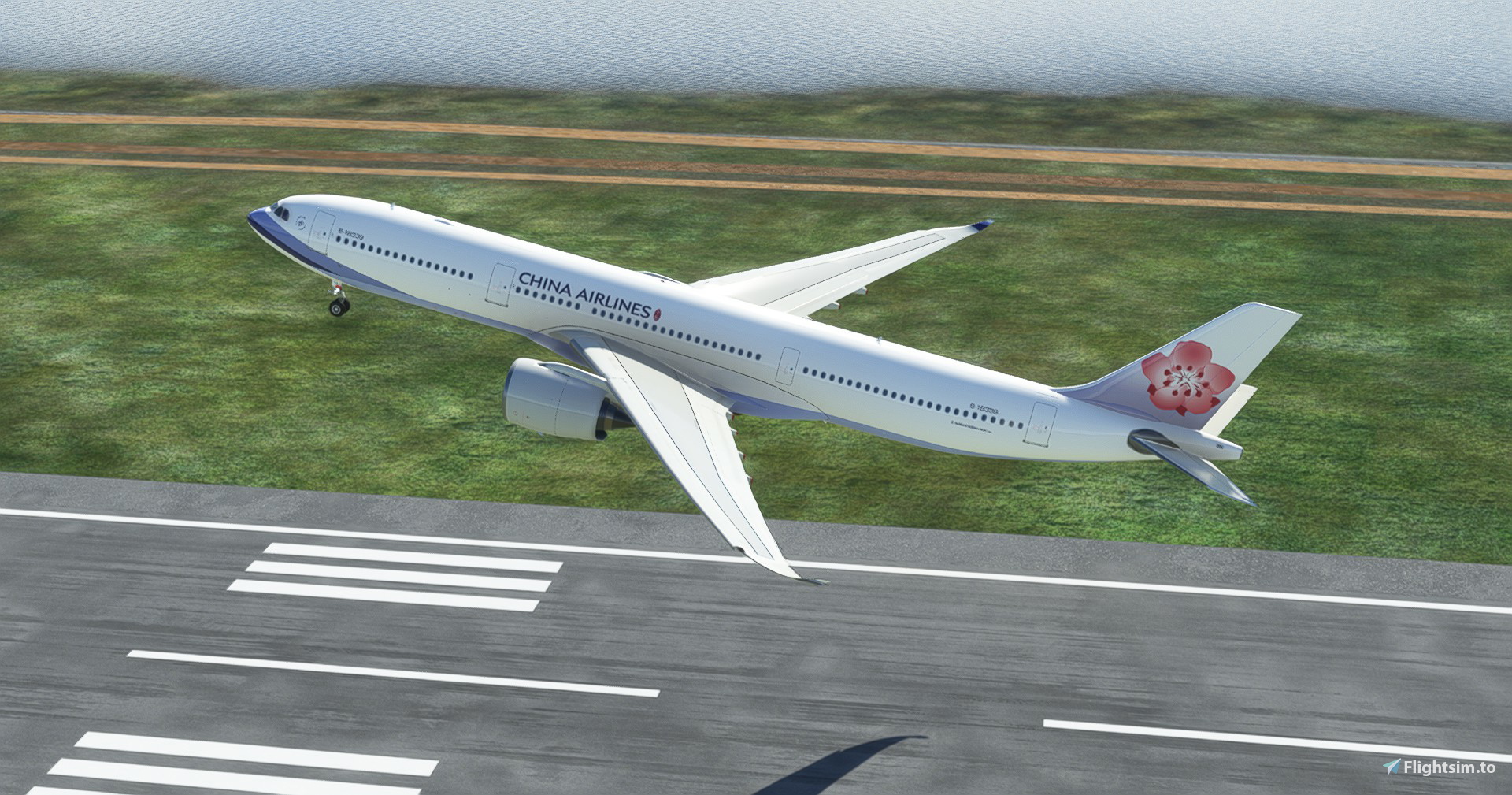 China Airlines "no mask" Headwind A330-900 - Image 1