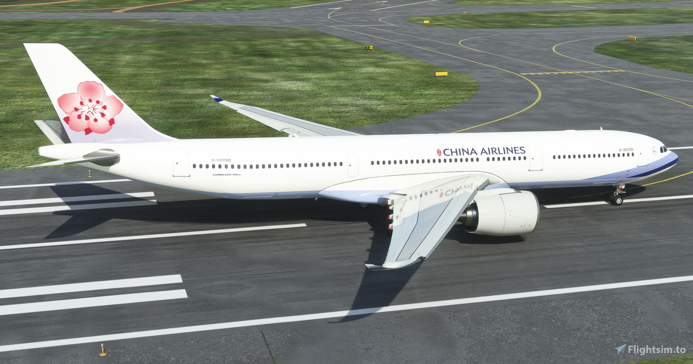 China Airlines "no mask" Headwind A330900 for Microsoft Flight