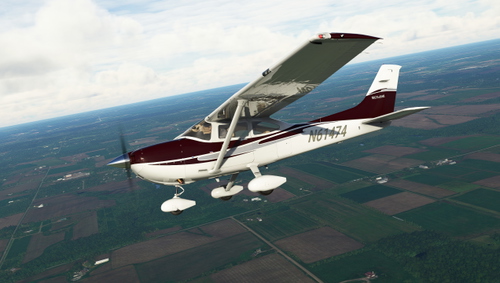 Chocolate Livery for Carenado C182T Skylane