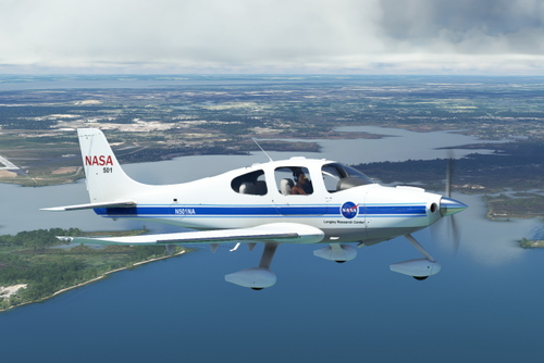 Cirrus SR22 NASA Langley Research Center livery