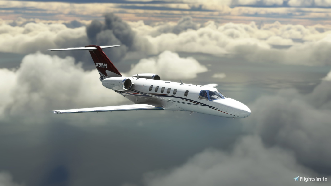 Citation CJ4 N38MV pour Microsoft Flight Simulator | MSFS