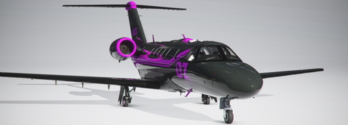 Citation CJ4 Oz Air Hawt Pink