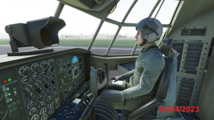 Cockpit view for the CaptainSim C-130 exterior thumbnail 1