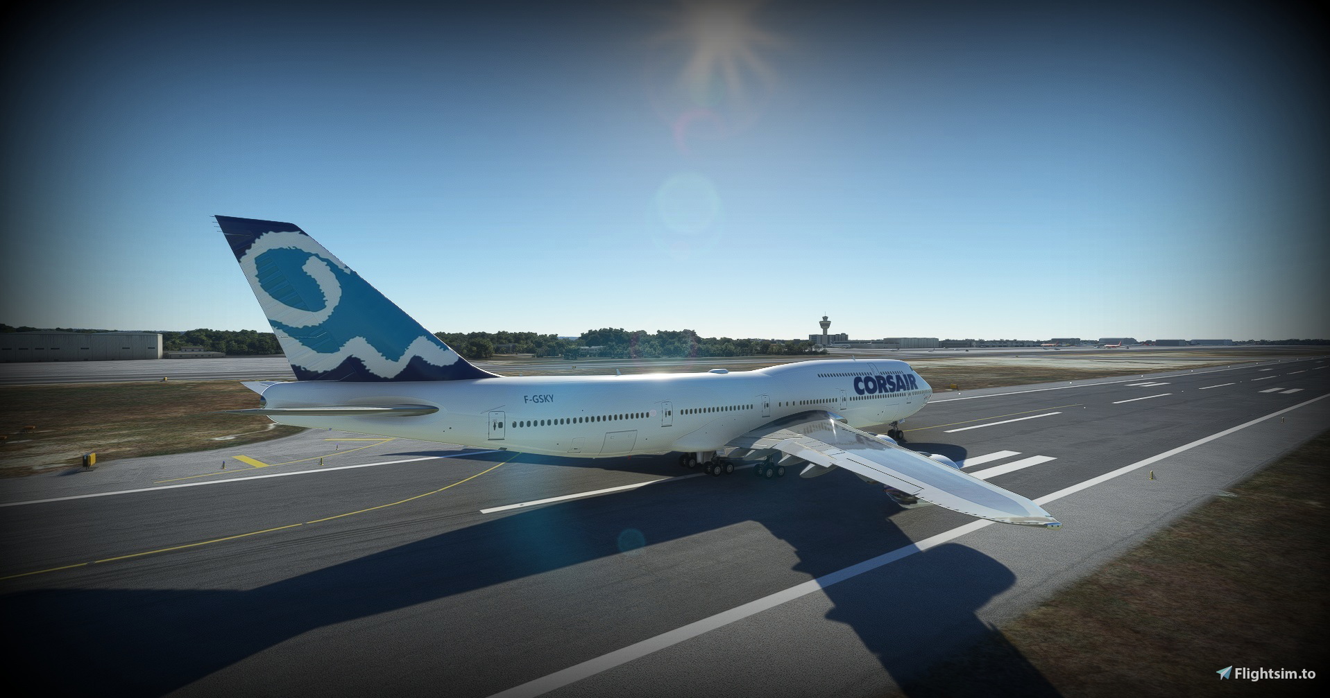 Modellino Aereo Gemini Jets 1:400 Corsair Boeing 747-300 F-GSEA - 4