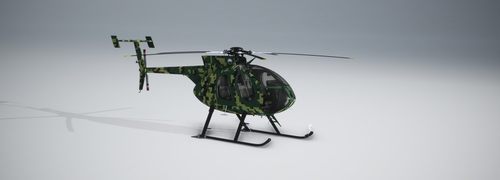 Cowan Simulation MD 500E Green Urban Camouflage(Fictional)