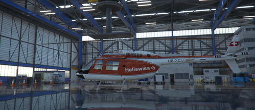 CowanSim 206B3 HB-XCV   Heliswiss