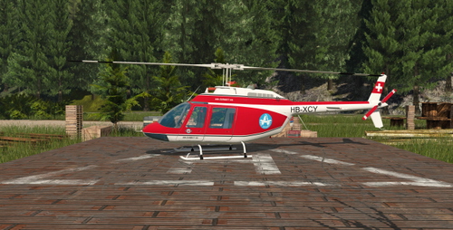 CowanSim 206B3 HB-XCY AIR-ZERMATT