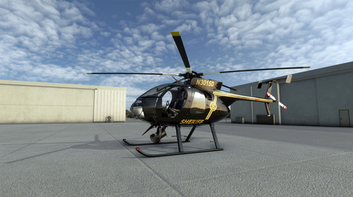 CowanSim MD500E Harrison County Sheriff N301SD