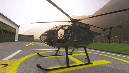 CowanSim MD500E Heli Tamina "Lifter" HB-ZYM