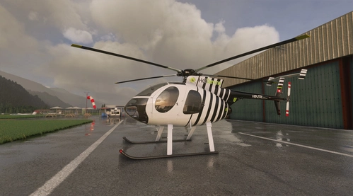 CowanSim MD500E HeliTamina "Zebra" HB-ZRL