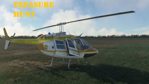 Cowansim Bell 206 G-BHXU of BBC's Treasure Hunt