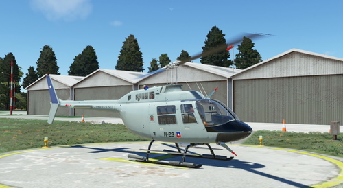 CowanSim Bell 206B3 Fuerza Aérea de Chile (Clear).