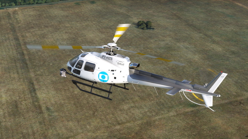 CowanSim H125 - TV Globo - PT-HZS