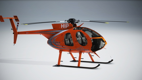 CowanSim MD 500E Helisika Livery ZK-HIP