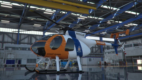 Cowansim MD500E Dutch Coast Guard (Fictional)