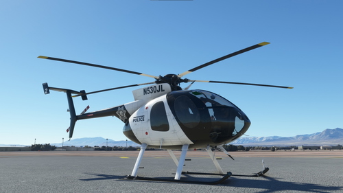 CowanSim MD500E Las Vegas Metropolitan Police Department N530JL "Air 2"