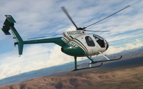 CowanSim MD500E N922SD Fresno County Sheriff's Eagle 2