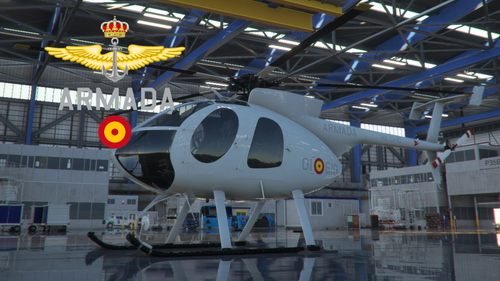 Cowansim MD500E Spanish Navy ARMADA "HS.13-10" (01-610) Grey