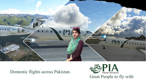 [CRJ-700] Pakistan International Airlines (PIA) Livery - Sabz Hilali Parcham - DEPRECATED