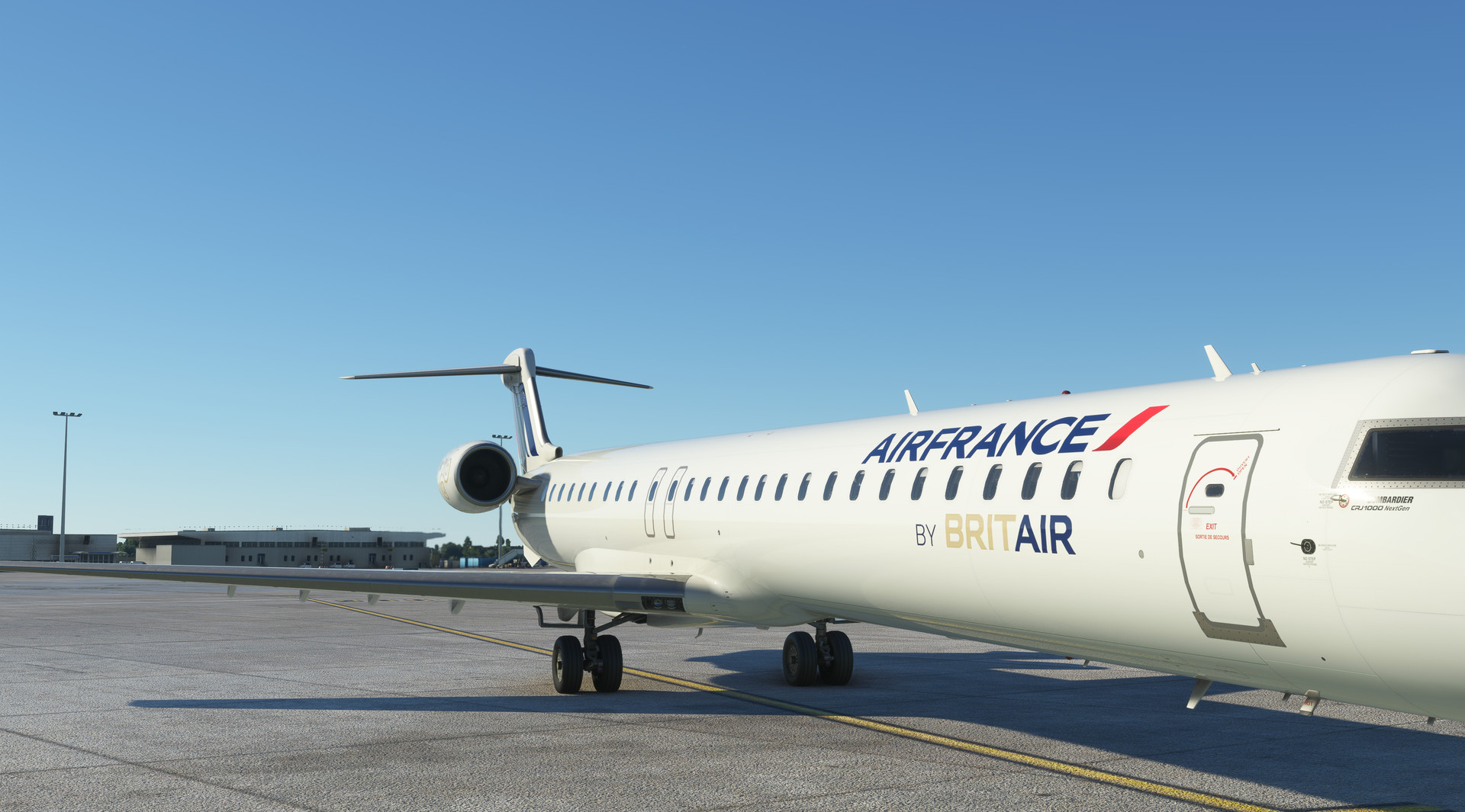 Avion Miniature Air France Britair CRJ100 – Échelle 1/400 – Neuf Sous Blister