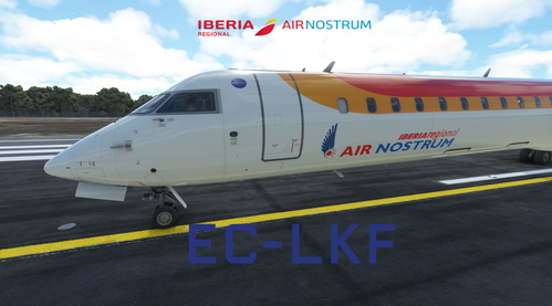 [CRJ V2 ONLY] -  CRJ1000 AIR NOSTRUM - EC-LKF - 4K MSFS