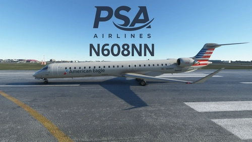 [CRJ V2 ONLY] - CRJ900 AMERICAN EAGLE (PSA) - N608NN - 4K 