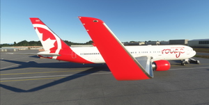 CS 767-300ER Air Canada Rouge thumbnail 1