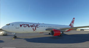 CS 767-300ER Air Canada Rouge thumbnail 3
