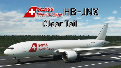 CS Boeing 777F Swiss World Cargo "HB-JNX" Clear Tail (Fictional)