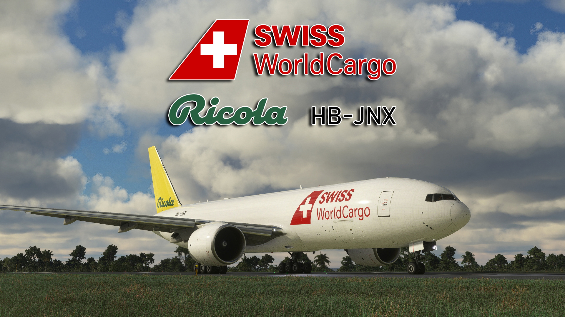 CS Boeing 777F Swiss World Cargo "HB-JNX" Ricola - Image 1