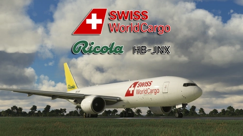 CS Boeing 777F Swiss World Cargo "HB-JNX" Ricola